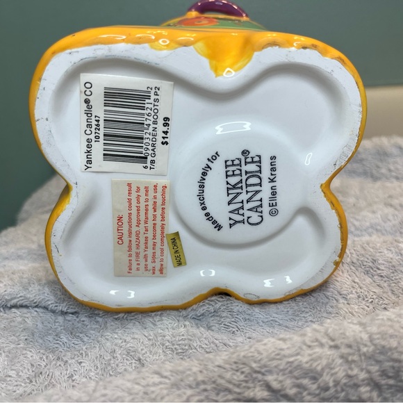 🌼 Yankee Candle Garden Boots Ceramic Wax Warmer - Picture 6 of 8